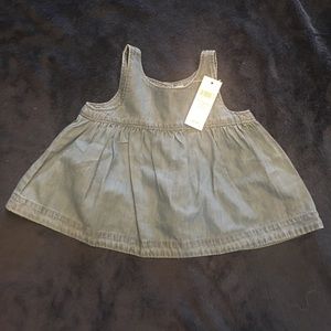 NWT Gap swing top, Chambray